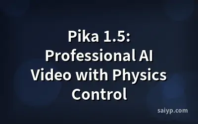 Pika 1.5: Professional AI Video with Physics Control