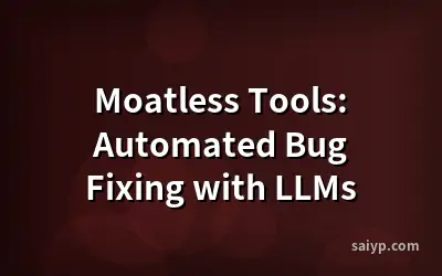 Moatless Tools: Automated Bug Fixing with LLMs