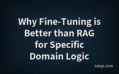 Why Fine-Tuning is Better than RAG for Specific Domain Logic