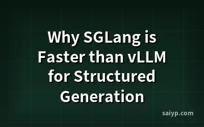 Why SGLang is Faster than vLLM for Structured Generation