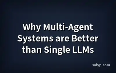 Why Multi-Agent Systems are Better than Single LLMs