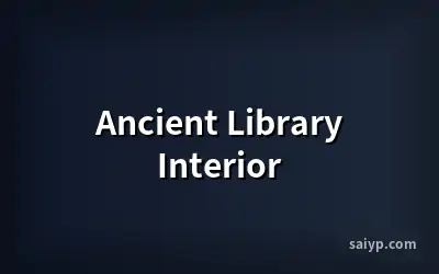 Ancient Library Interior