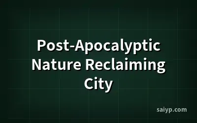 Post-Apocalyptic Nature Reclaiming City