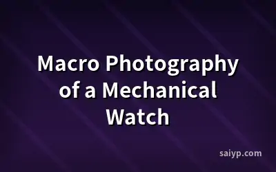 Macro Photography of a Mechanical Watch