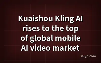 Kuaishou Kling AI rises to the top of global mobile AI video market