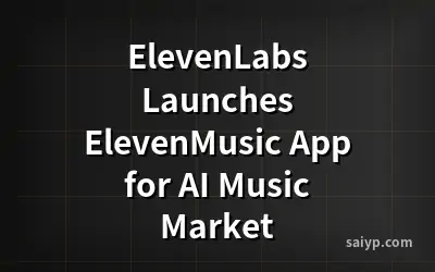 ElevenLabs Launches ElevenMusic App for AI Music Market