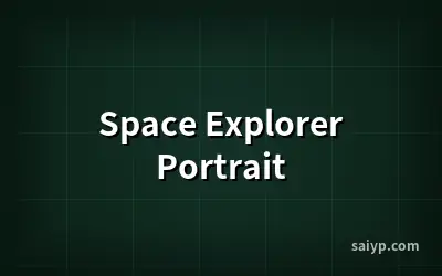 Space Explorer Portrait