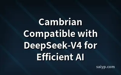 Cambrian Compatible with DeepSeek-V4 for Efficient AI