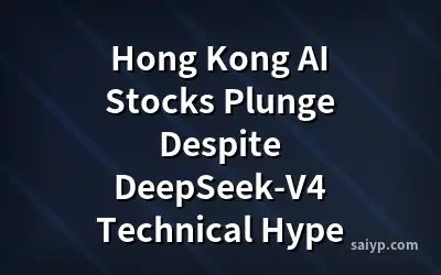 Hong Kong AI Stocks Plunge Despite DeepSeek-V4 Technical Hype