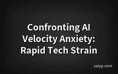 Confronting AI Velocity Anxiety: Rapid Tech Strain