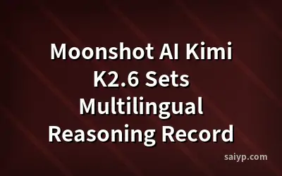 Moonshot AI Kimi K2.6 Sets Multilingual Reasoning Record