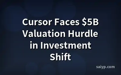 Cursor Faces $5B Valuation Hurdle in Investment Shift