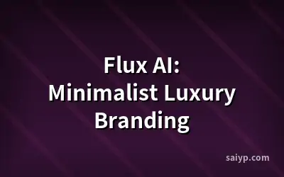 Flux AI: Minimalist Luxury Branding