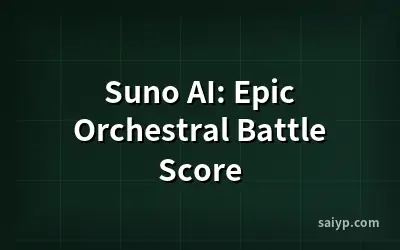 Suno AI: Epic Orchestral Battle Score