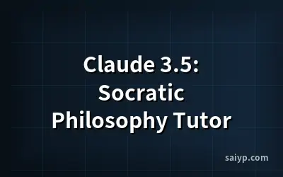 Claude 3.5: Socratic Philosophy Tutor