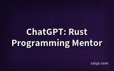 ChatGPT: Rust Programming Mentor