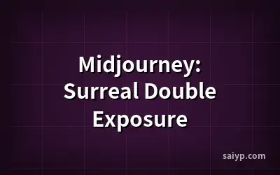Midjourney: Surreal Double Exposure
