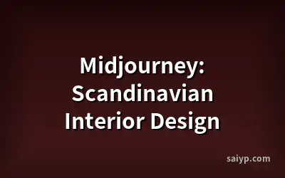 Midjourney: Scandinavian Interior Design
