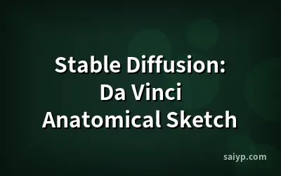 Stable Diffusion: Da Vinci Anatomical Sketch