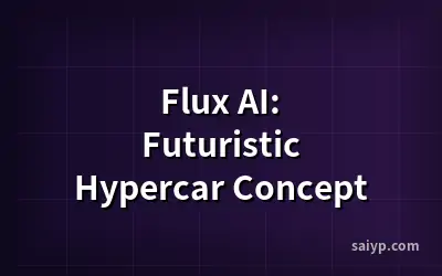 Flux AI: Futuristic Hypercar Concept