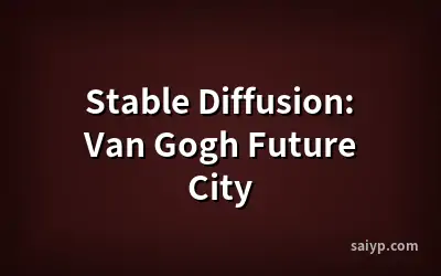 Stable Diffusion: Van Gogh Future City