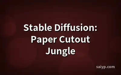 Stable Diffusion: Paper Cutout Jungle