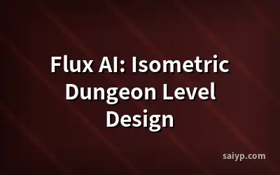 Flux AI: Isometric Dungeon Level Design