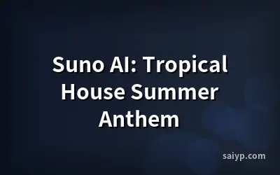 Suno AI: Tropical House Summer Anthem