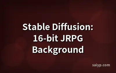 Stable Diffusion: 16-bit JRPG Background