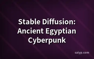 Stable Diffusion: Ancient Egyptian Cyberpunk