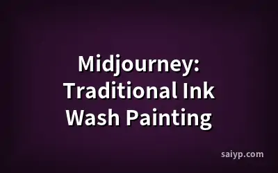 Midjourney: Traditional Ink Wash Painting