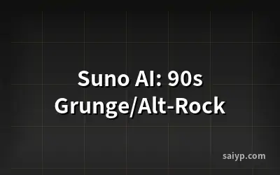 Suno AI: 90s Grunge/Alt-Rock
