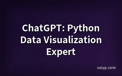 ChatGPT: Python Data Visualization Expert