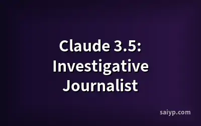 Claude 3.5: Investigative Journalist