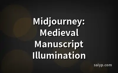 Midjourney: Medieval Manuscript Illumination