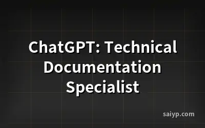 ChatGPT: Technical Documentation Specialist