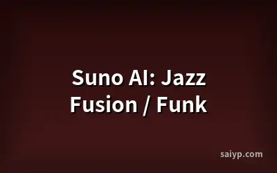 Suno AI: Jazz Fusion / Funk