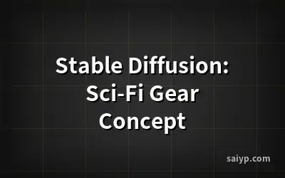 Stable Diffusion: Sci-Fi Gear Concept