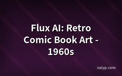 Flux AI: Retro Comic Book Art - 1960s