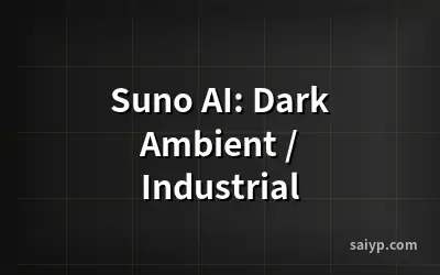 Suno AI: Dark Ambient / Industrial