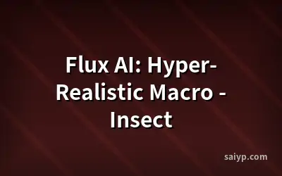 Flux AI: Hyper-Realistic Macro - Insect