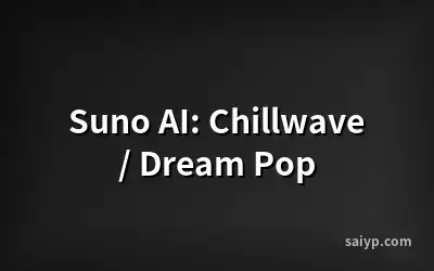 Suno AI: Chillwave / Dream Pop