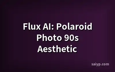 Flux AI: Polaroid Photo 90s Aesthetic