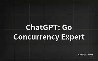 ChatGPT: Go Concurrency Expert