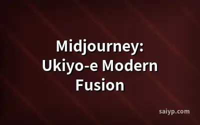 Midjourney: Ukiyo-e Modern Fusion