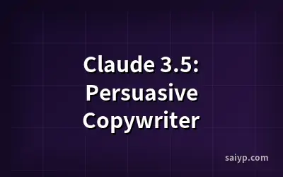 Claude 3.5: Persuasive Copywriter