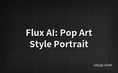 Flux AI: Pop Art Style Portrait
