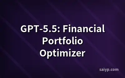 GPT-5.5: Financial Portfolio Optimizer