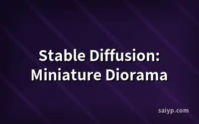 Stable Diffusion: Miniature Diorama