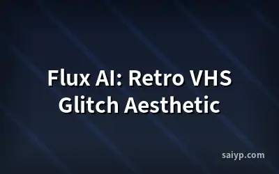 Flux AI: Retro VHS Glitch Aesthetic